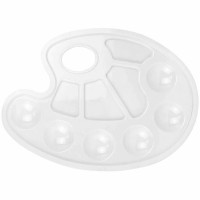 Палитра для смешивания красок (ГАММА) овальная размер 23,2*16,9 арт.2305212