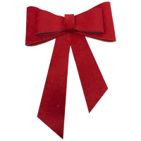 Украшение декоративное "Бант" 20*24см красный арт.86899