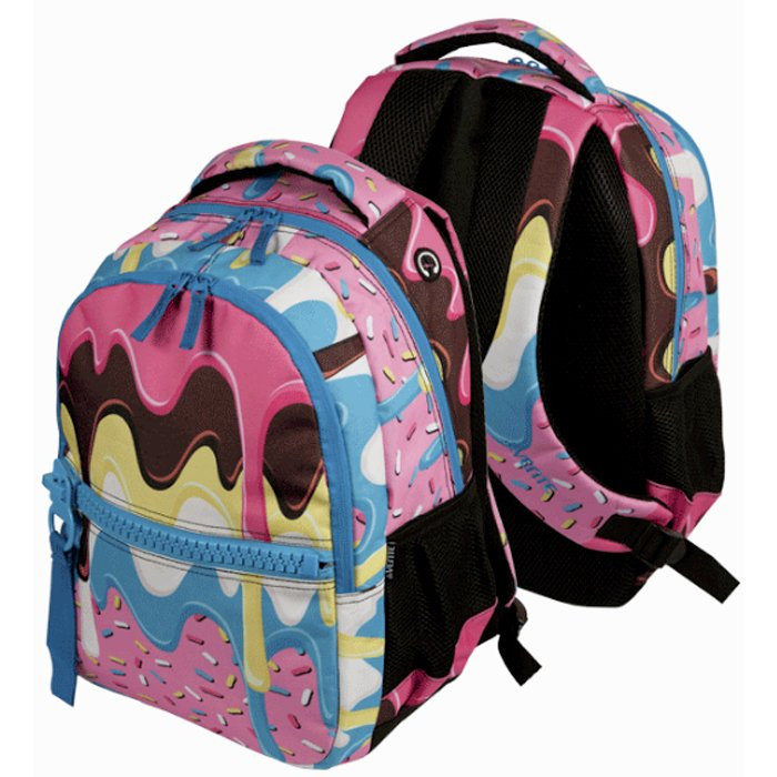 Рюкзак для девочки (deVENTE) Big Zip. Ice Cream 40x29x19 см арт.7032080