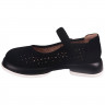 Туфли для девочки (TOM.MIKI) черные верх-искусственная замша подкладка-натуральная кожа размерный ряд 29-34 арт.T-10677-C