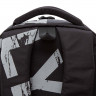 Рюкзак для мальчиков (GRIZZLY) арт RU-430-9/3 черный-серый 32х45х23 см