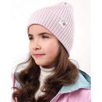 Шапка демисезонная для девочки (CLEVER) арт.554285ха размер 52-54 цвет розовый