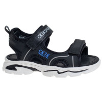 Сандалии для мальчика (Сказка) черный верх-искусственная кожа подкладка-натуральная кожа размерный ряд 32-37 арт.R101771521BK