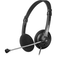 Гарнитура Defender Aura 104, кабель 1,8м, черный