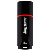 Флеш диск 8GB USB 2.0 Smartbuy Crown SB8GBCRW-K, черный