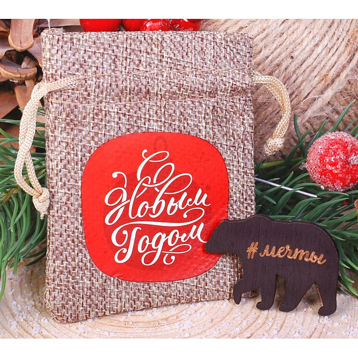 Значок карнавальный "Медведь" 5*5см арт.3567619