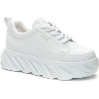 Кроссовки для девочки (KEDDO) белый верх-искусственная кожа подкладка-текстиль артикул 547173/02-05