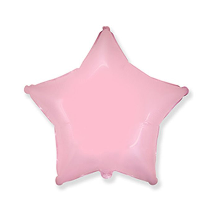Шар фольгированный 81см Фигура "Звезда" розовый арт.1204-0703