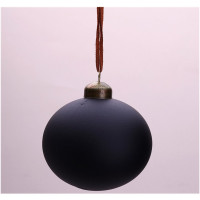 Шар пластик 06см матовый цв.черный 322 арт.РШ5522