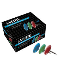 Кнопки канцелярские 10мм 50шт/уп. deVENTE цветные арт.4132404