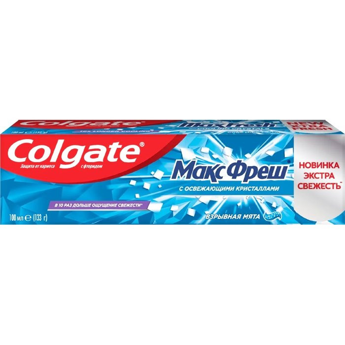Зубная паста Colgate 100 мл Макс-Фреш Взрывная мята (Ст.48)