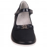 Туфли для девочки (TOM.MIKI) темно-синий верх-искусственная замша/искусственный лак подкладка-натуральная кожа размерный ряд 29-34 арт.T-10678-K