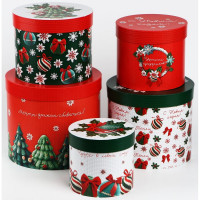 Набор подарочных коробок 5в1 "С Новым годом", мал.13*14– больш. 19.5*22см арт.10353884