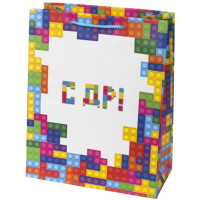 Пакет подароч. бумаж. 26*32,4см "С ДР_Конструктор" арт.87985