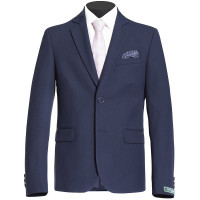 Пиджак для мальчика (Van Cliff) Гамлет неви юниор 2 полнота арт.А89785 размер 30/128-44/170 цвет синий