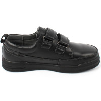 Полуботинки для мальчика (Antilopa) черные верх-искусственная кожа подкладка-натуральная кожа размер 32-37 арт.AL 7189