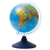 Глобус физический диаметр 210мм Классик Евро голубая подставка арт Ке012100176