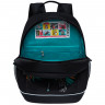 Рюкзак для девочек школьный (GRIZZLY) арт RG-163-2/1 черный 28х38х18 см