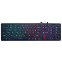 Клавиатура провод Oklick 420MRL черный