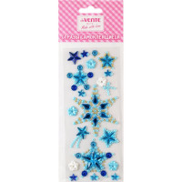 Наклейки-стразы акриловые (deVENTE) Звезды ассорти артнаклейки 8004013