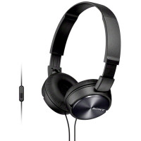 Наушники SONY MDR-ZX310AP,накладные цв.черный