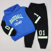 Комплект для мальчика арт.Tuffy 61884 размер 30/116-34/134 (толстовка+брюки) цвет синий