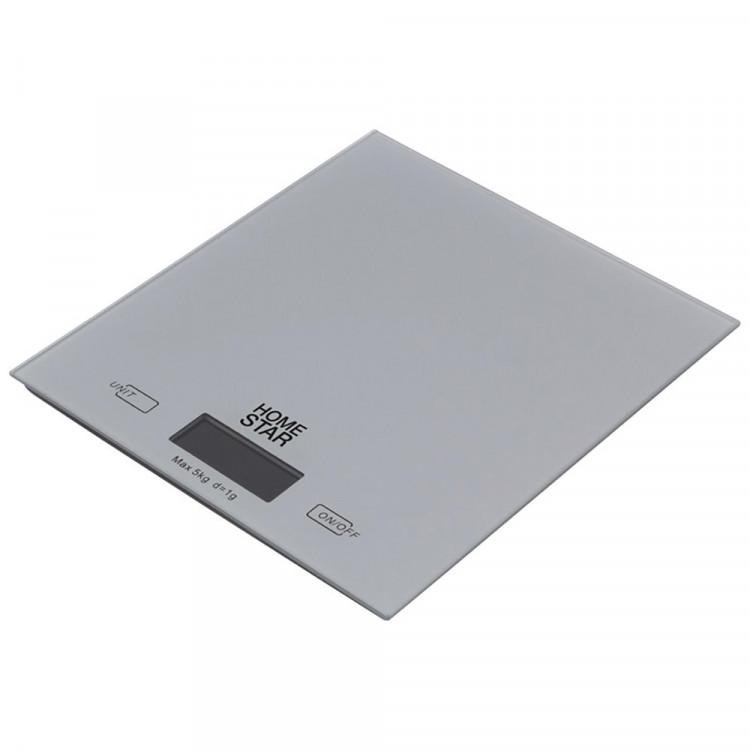 Весы кухонные электронные HOMESTAR, серебряный, арт. HS-3006, 5кг