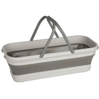 Ведро пластиковое складное 13 л. без крышки на колесах