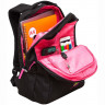 Рюкзак для девочек (Grizzly) RD-444-2/1 черный 28х40х16 см