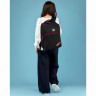 Рюкзак для девочек (Grizzly) RD-444-2/1 черный 28х40х16 см