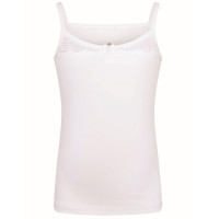 Майка для девочки арт.4510/3 размер 32/122-128 цвет белый 100% х/б