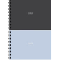 Альбом для рисования 40 листов спираль (Prof-Press) Классика однотонная лен ассорти арт.40-9098