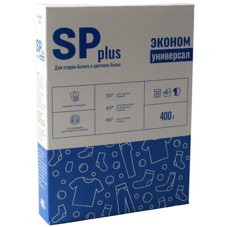 Стиральный порошок SP plus эконом универсал 400г