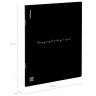 Тетрадь пластиковая обложка  А4 клетка 48 листов (ErichKrause) CoverProBook Words черный арт.61959