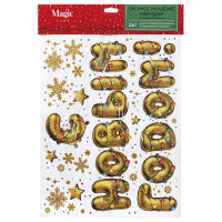 Украшение-наклейка на окно "Пожелание" 30*38см арт.88351