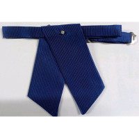 Галстук-галочка для девочки цвет синий 1641