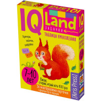 Карточки обучающие (Айрис) IQ Таблица умножения многоразовые с маркером 7+ арт.29686