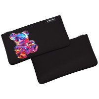 Пенал-косметичка 1 отделение плоский (ErichKrause) Light Jelly Bear 220х120мм арт.63035