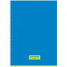 Тетрадь А4 клетка 120 листов на гребне BG Тетрадь глянцевая ламинация ассорти арт.Т4гр120_лг 12477