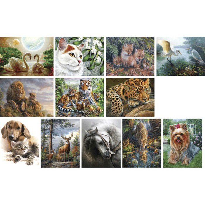 Набор для творчества Картина по номерам 40х50см  Fauna (deVENTE) арт.9070701