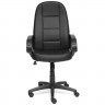 Кресло для руководителя пластик/эко-кожа  СН747 черный (36-6)