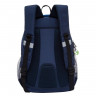 Рюкзак для мальчика (Grizzly) арт.RB-963-1 синий-темно-синий 40х27х16 см
