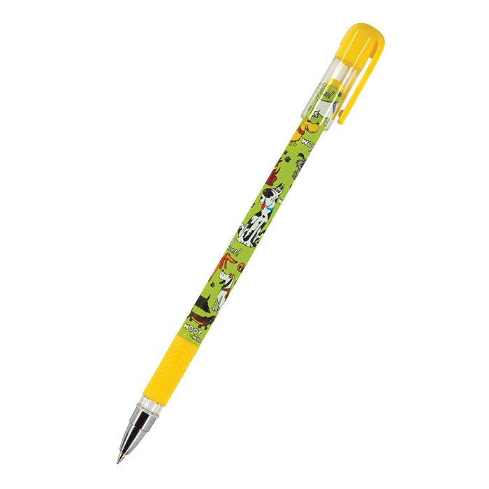 Ручка шариковая не прозрачный корпус (BrunoVisconti) MagicWrite Собачья площадка, синяя, 0,5мм
