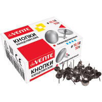 Кнопки канцелярские 10мм 50шт/уп. deVENTE никель арт.4132403
