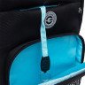 Рюкзак для девочек школьный (Grizzly) арт RG-464-3/2 черный-серебро 25х40х13 см