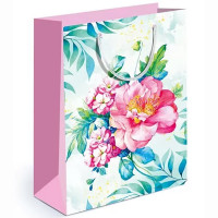 Пакет подароч. бумаж. 18*13см "Шиповник" арт.151101832