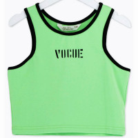 Топ для девочки арт.Deloras 22172 размерный ряд 34/134- 44/164 цвет салатовый