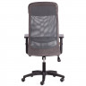 Кресло  офисное PROFIT PLT флок/ткань, серый (7)