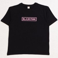 Футболка для девочки арт. DMB 0218 размер 36/140-44/164 цвет черный