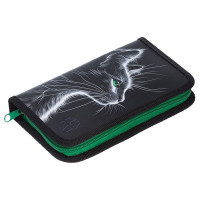 Пенал 1 отделение (Hatber) Fun cat 190х115мм матовая ламинация 3D лак с таблицей умножения арт.NPn_43031